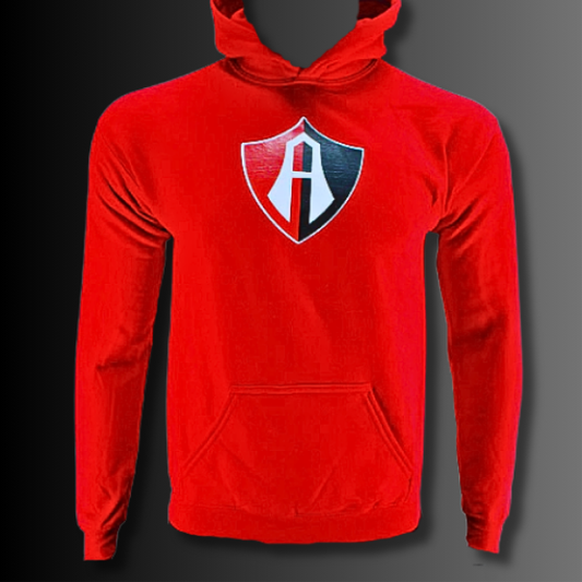 HOODIE INFANTIL INSTITUCIONAL ROJO ATLAS FC