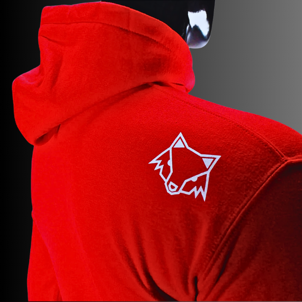 HOODIE INFANTIL INSTITUCIONAL ROJO ATLAS FC