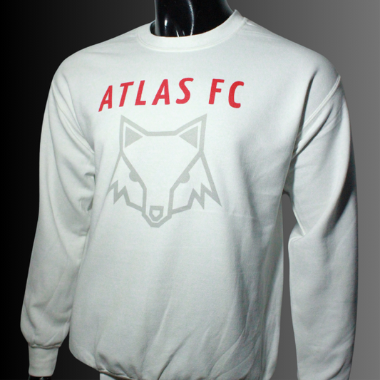 CREWNECK ATLAS FC ZORRO CLASICO GRAY OVER WHITE