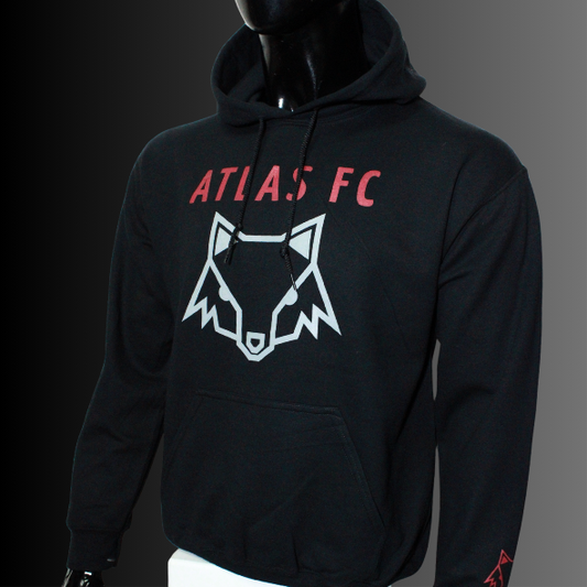 HOODIE ATLAS FC ZORRO GRIS CLASICO BLACK