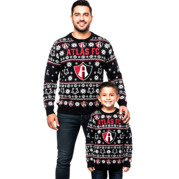 SUETER NAVIDEÑO ATLAS FC NIÑO 2025