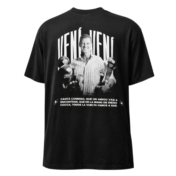 PLAYERA OVERSIZE DIEGO COCCA CANTA CONMIGO