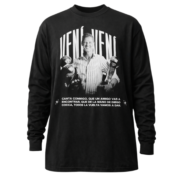 PLAYERA DIEGO COCCA CANTA CONMIGO MANGA LARGA
