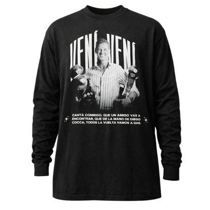 PLAYERA DIEGO COCCA CANTA CONMIGO MANGA LARGA