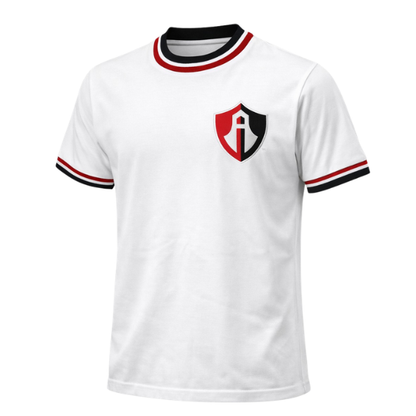 PLAYERA RETRO ATLAS FC COLOR BLANCA