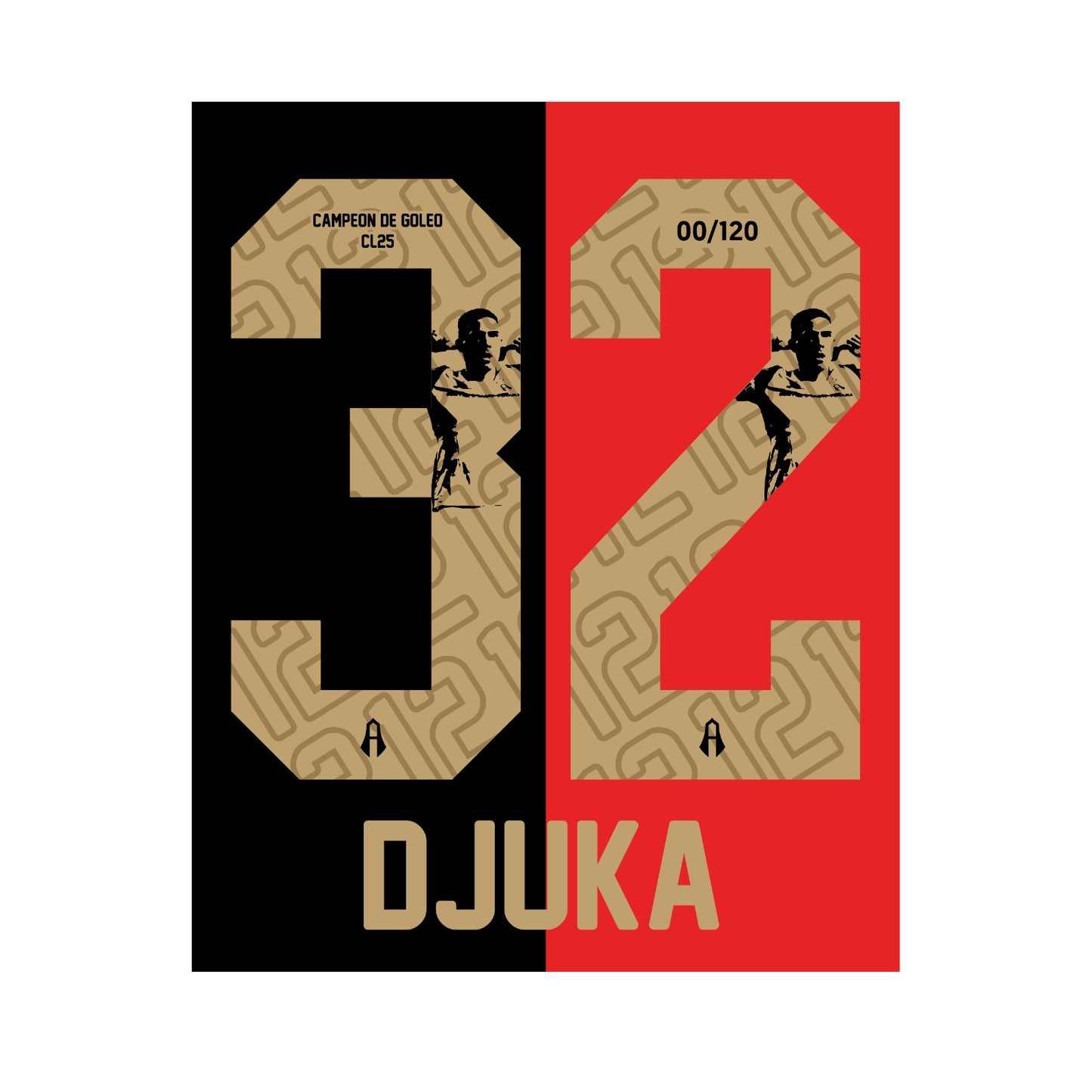 JERSEY LOCAL EDICIÓN ESPECIAL DJUKA CAMPEÓN DE GOLEO CL25