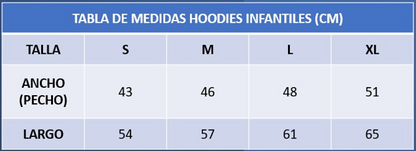 HOODIE INFANTIL ESCUDO ATLAS FC GRAY