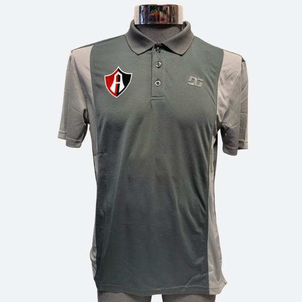 PLAYERA POLO ATLAS FC EN COLOR GRIS