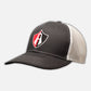 GORRA ATLAS EN COLOR GRIS CON BLANCO