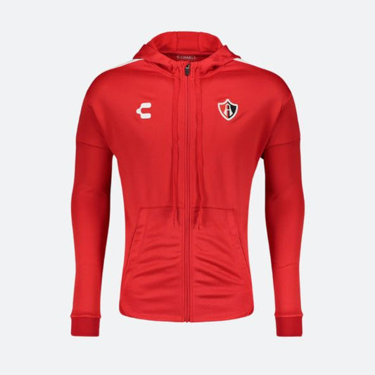CHAMARRA CHARLY SPORT 21/2022 CONCENTRACION ATLAS PARA HOMBRE EN COLOR ROJO/BLANCO