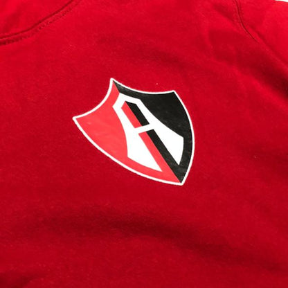 HOODIE ROJA CON CAPUCHA ATLAS FC