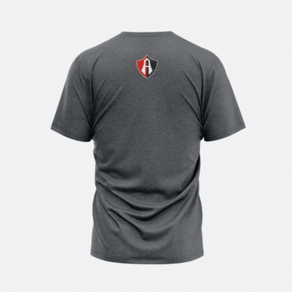 PLAYERA INSTITUCIONAL GRIS LOGO EN PECHO