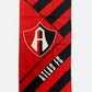 TOALLA ESCUDO ATLAS FC ROJINEGROS